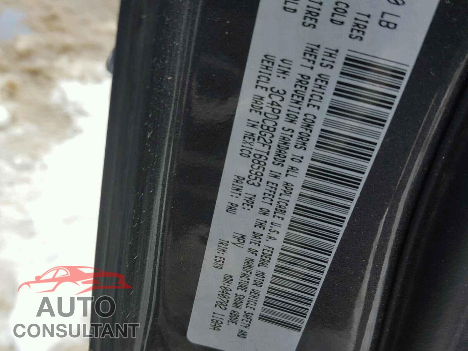 DODGE JOURNEY 2015 - 3C4PDCBG2FT685953