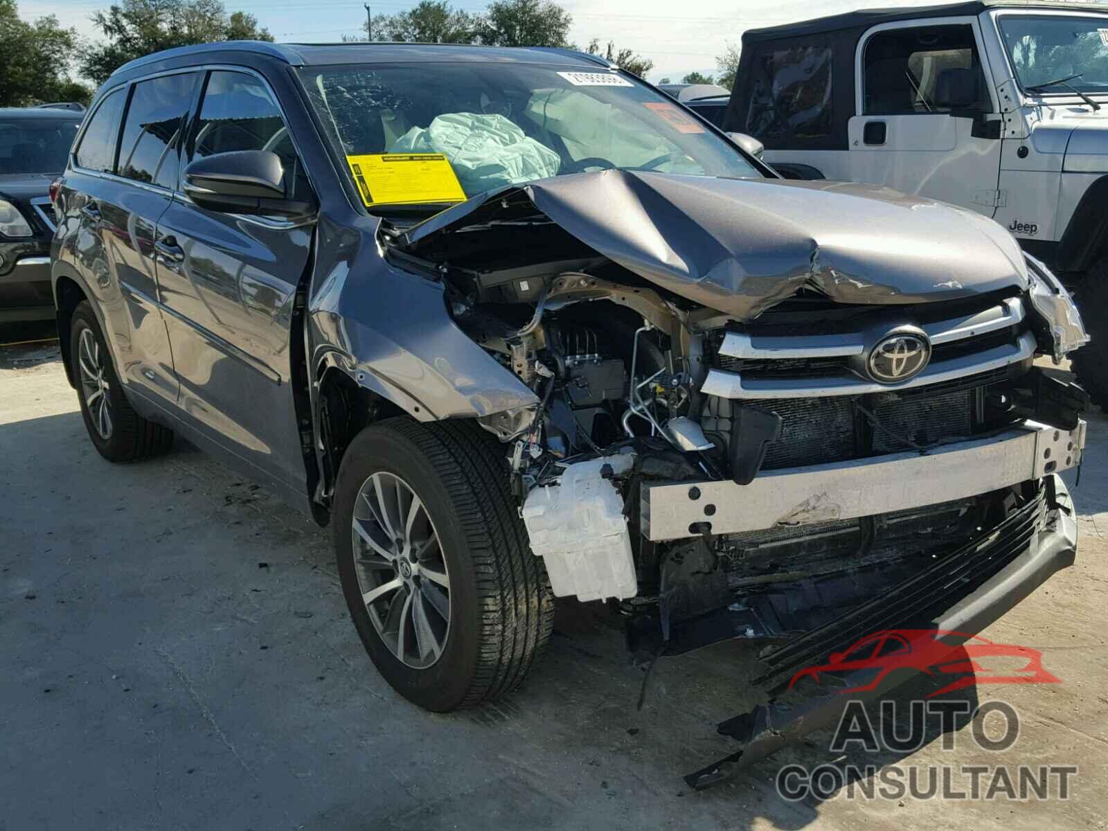 TOYOTA HIGHLANDER 2017 - 5TDJZRFH3HS468633