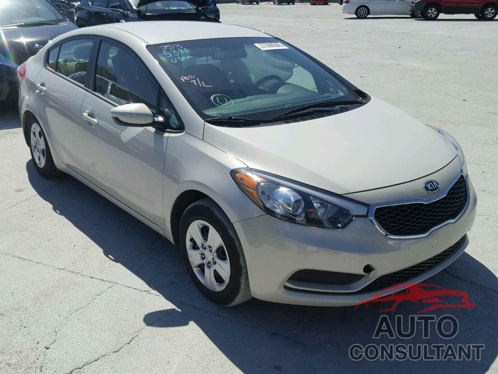 KIA FORTE 2015 - KNAFK4A60F5409431