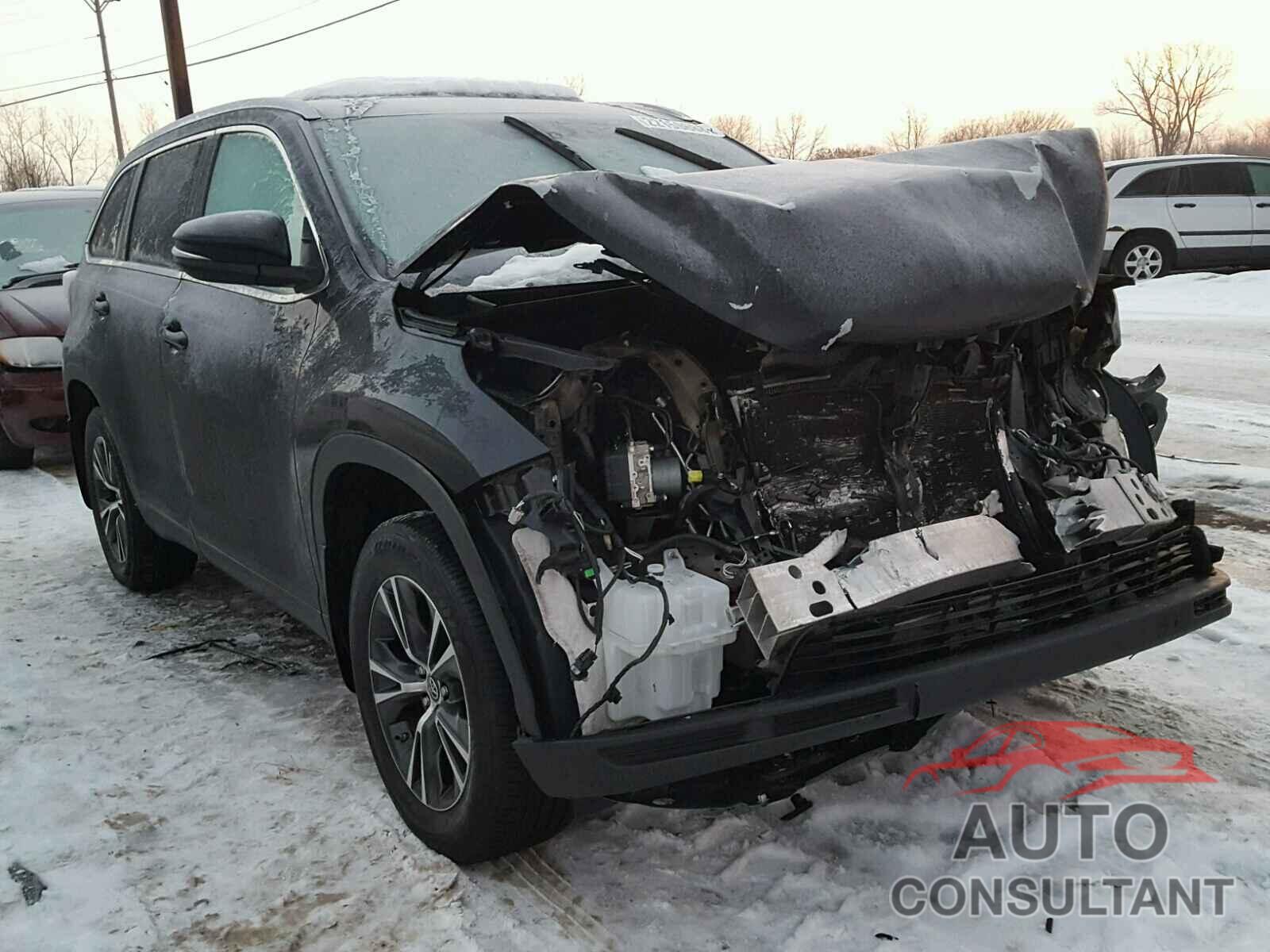 TOYOTA HIGHLANDER 2016 - 5TDJKRFH0GS312598
