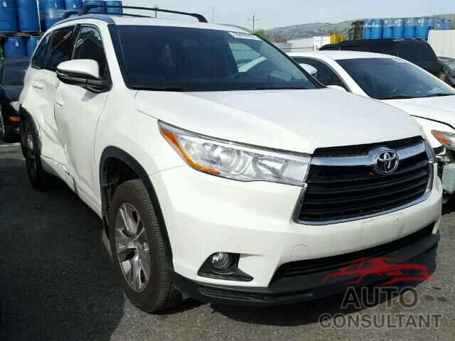 TOYOTA HIGHLANDER 2015 - 5TDJKRFH1FS217871