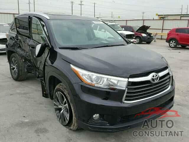 TOYOTA HIGHLANDER 2016 - 5TDKKRFH6GS164042