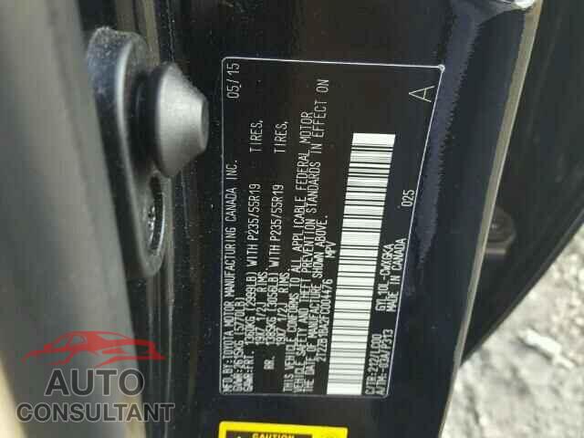 LEXUS RX450 2015 - 2T2ZB1BA2FC004476