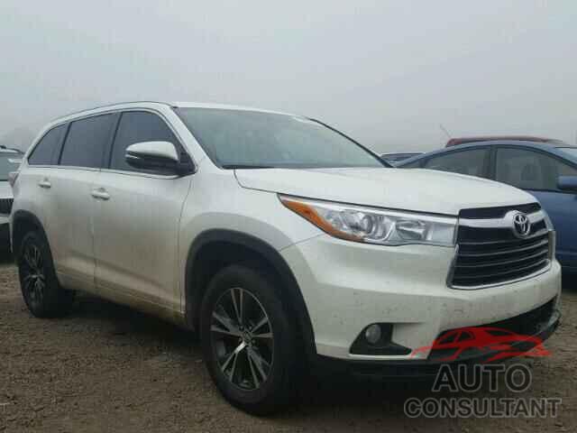 TOYOTA HIGHLANDER 2016 - 5TDKKRFHXGS174993