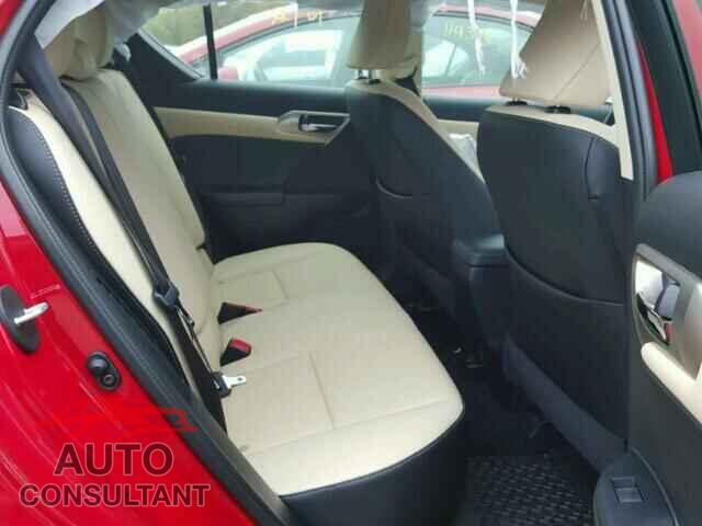 LEXUS CT 200 2016 - JTHKD5BH5G2251896
