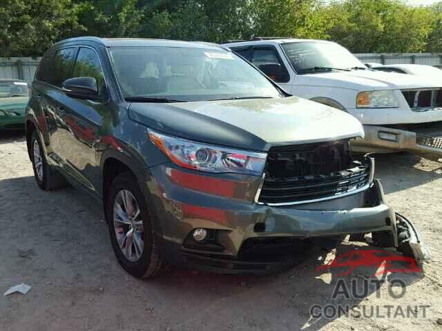 TOYOTA HIGHLANDER 2015 - 5TDJKRFH8FS075258