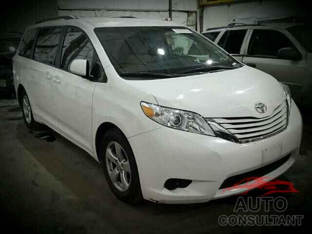 TOYOTA SIENNA 2015 - 5TDKK3DC9FS620912