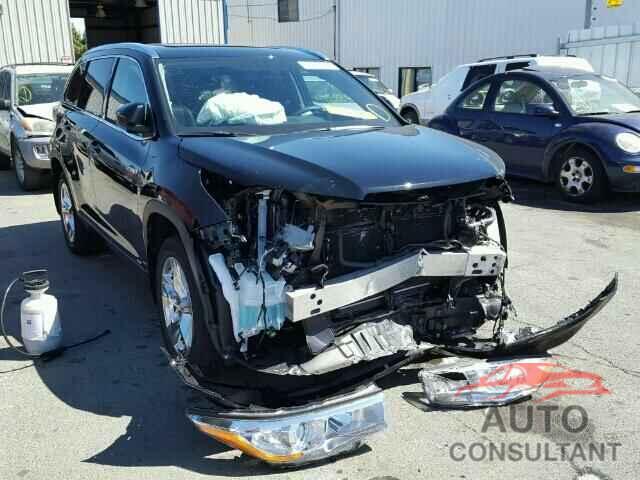 TOYOTA HIGHLANDER 2016 - 5TDDCRFH3GS014640