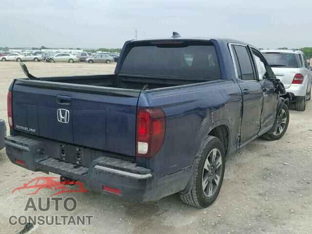 HONDA RIDGELINE 2017 - 5FPYK2F61HB003224