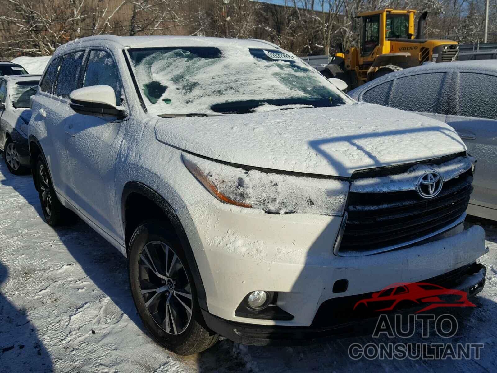 TOYOTA HIGHLANDER 2016 - 5TDJKRFH9GS308534