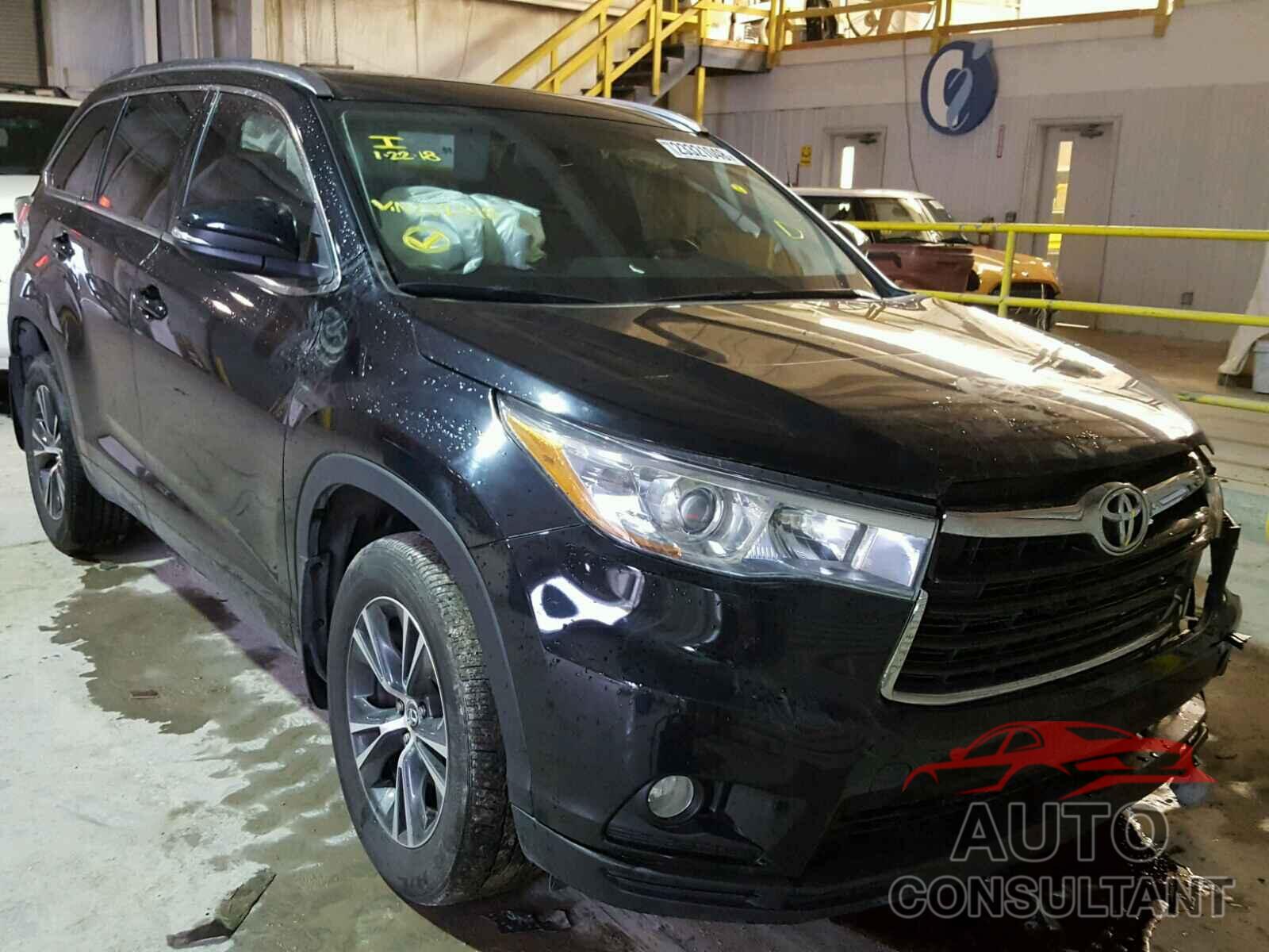 TOYOTA HIGHLANDER 2016 - 5TDJKRFH4GS232348
