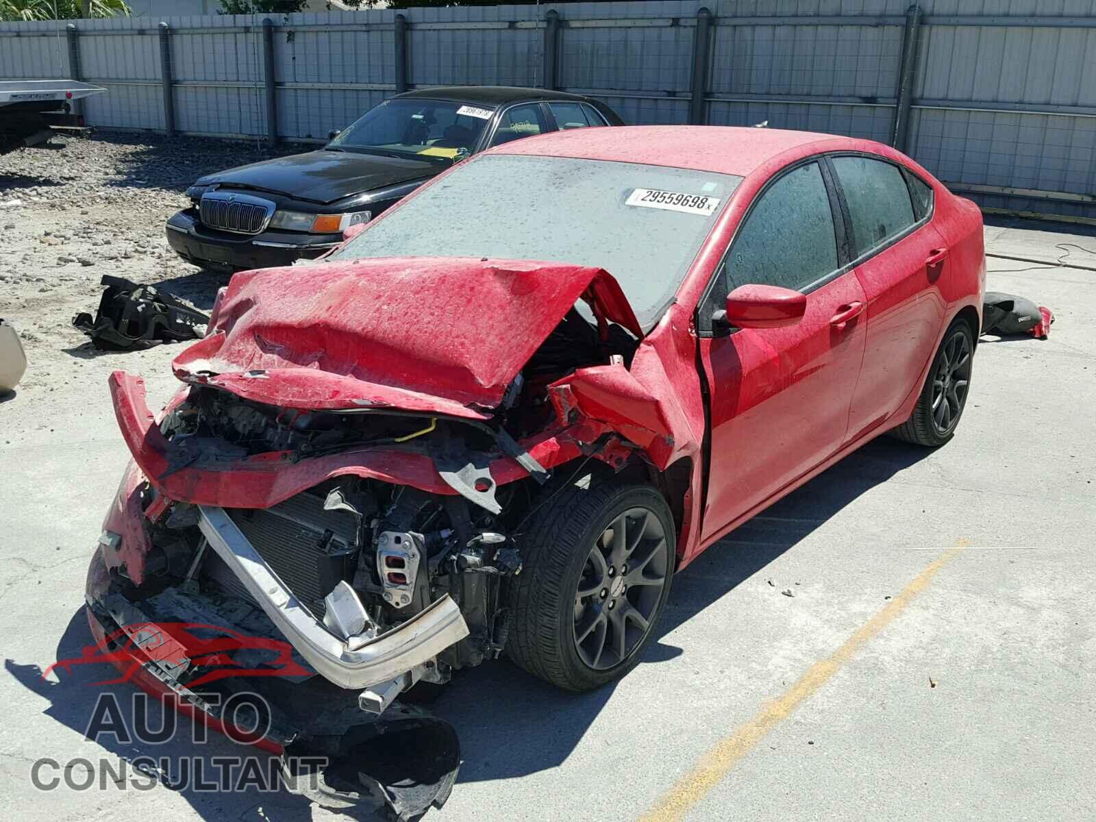 DODGE DART 2016 - 1C3CDFAA2GD656963