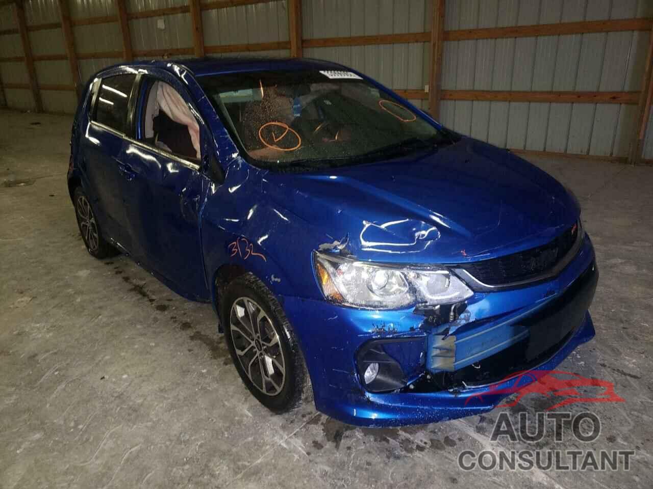 CHEVROLET SONIC 2018 - 1G1JD6SHXJ4124701