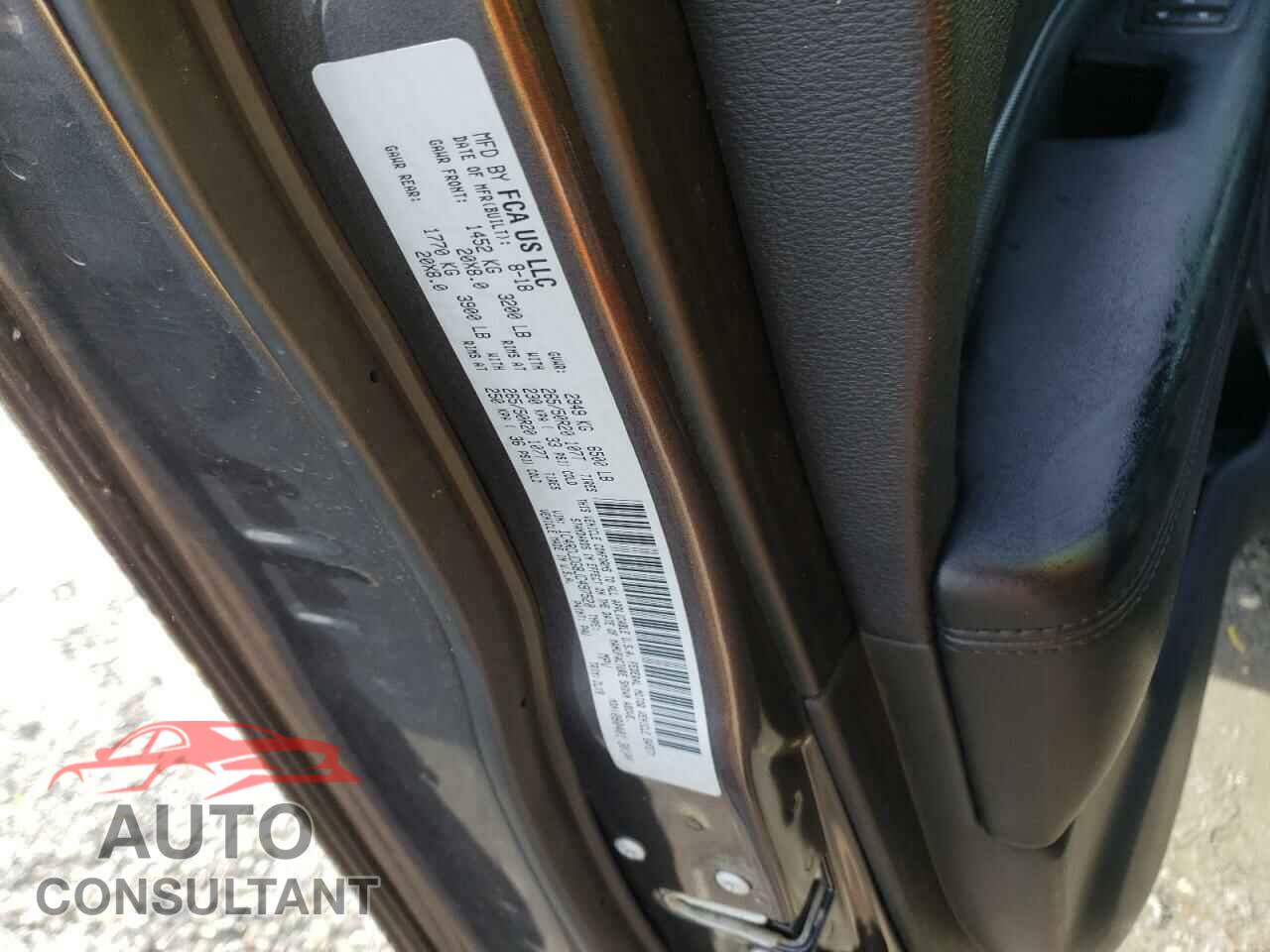 DODGE DURANGO 2018 - 1C4RDJDG8JC497520