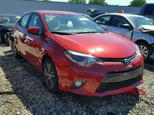 TOYOTA COROLLA 2016 - 2T1BURHE1GC510763