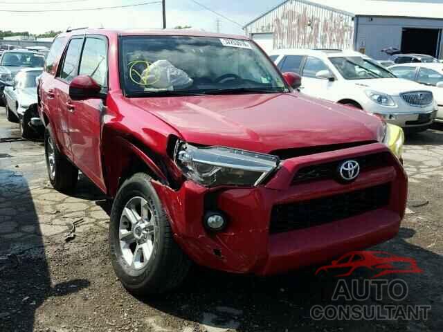 TOYOTA 4RUNNER 2016 - JTEBU5JR8G5289452