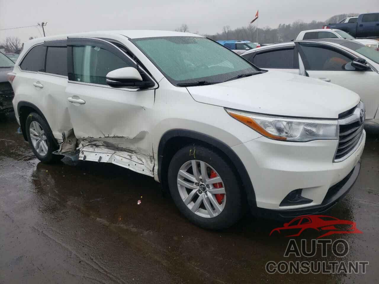 TOYOTA HIGHLANDER 2016 - 5TDBKRFH5GS285368