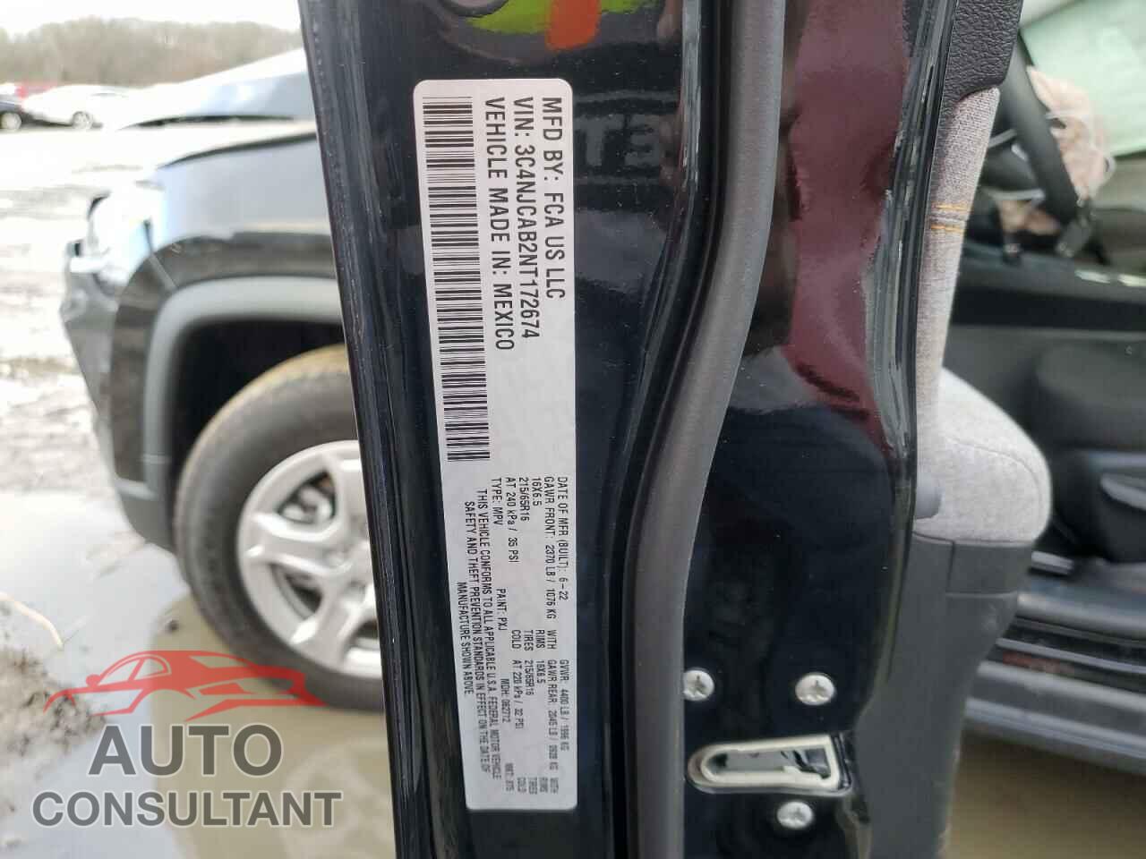 JEEP COMPASS 2022 - 3C4NJCAB2NT172674
