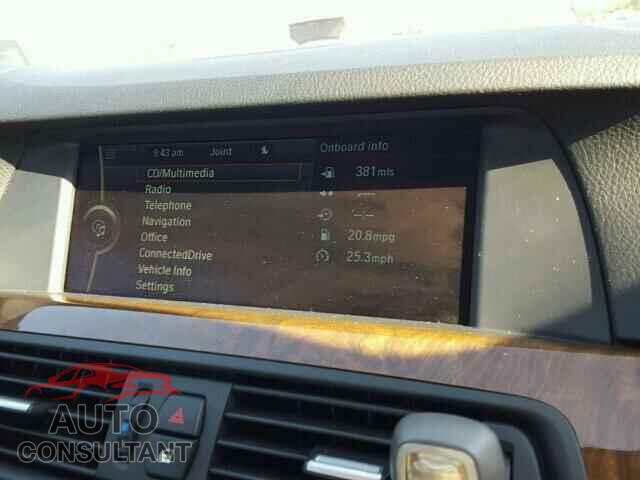 BMW 5 SERIES 2012 - WBAXH5C59CDW04586