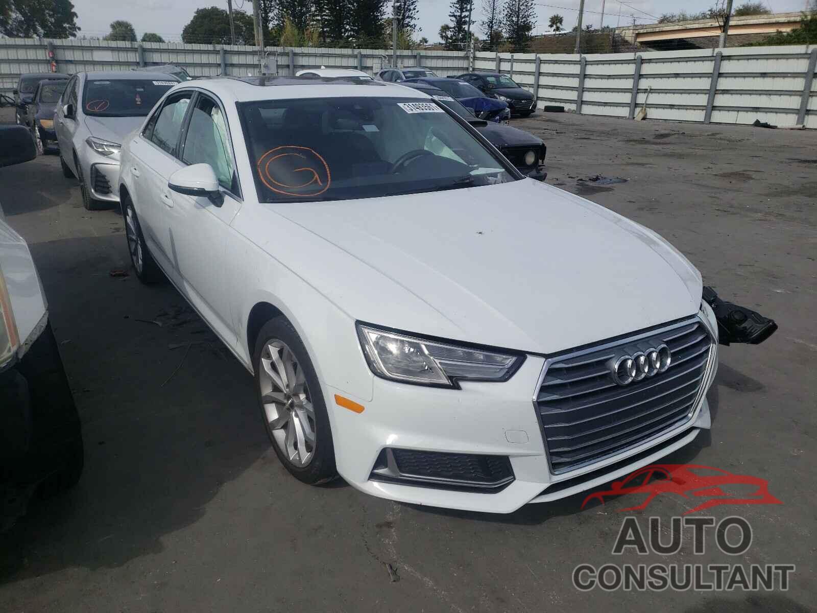 AUDI A4 2019 - WAUGMAF45KN010285