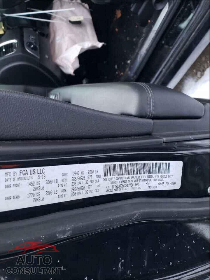 DODGE DURANGO 2019 - 1C4RDJDG8KC797754
