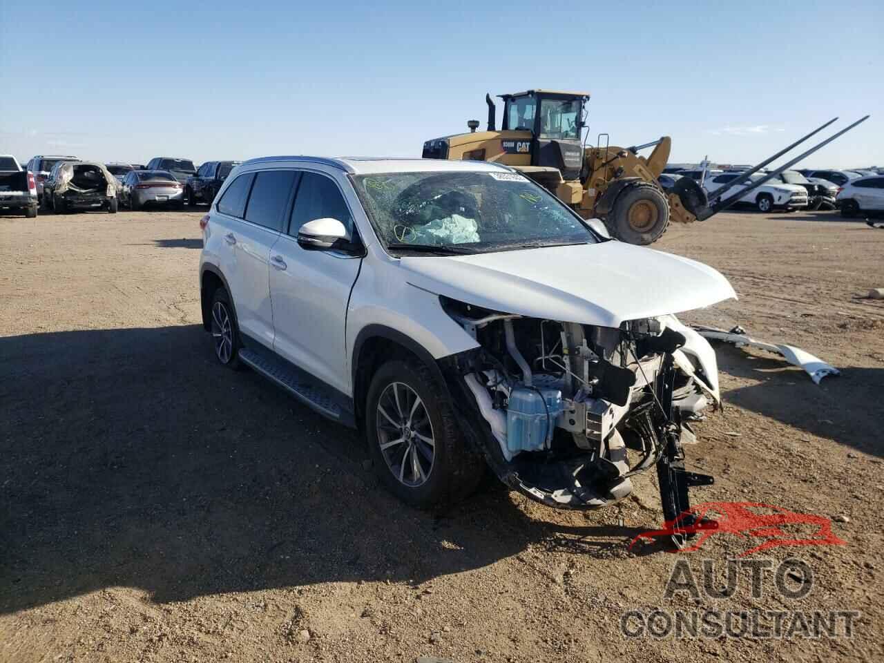 TOYOTA HIGHLANDER 2019 - 5TDKZRFH4KS359349
