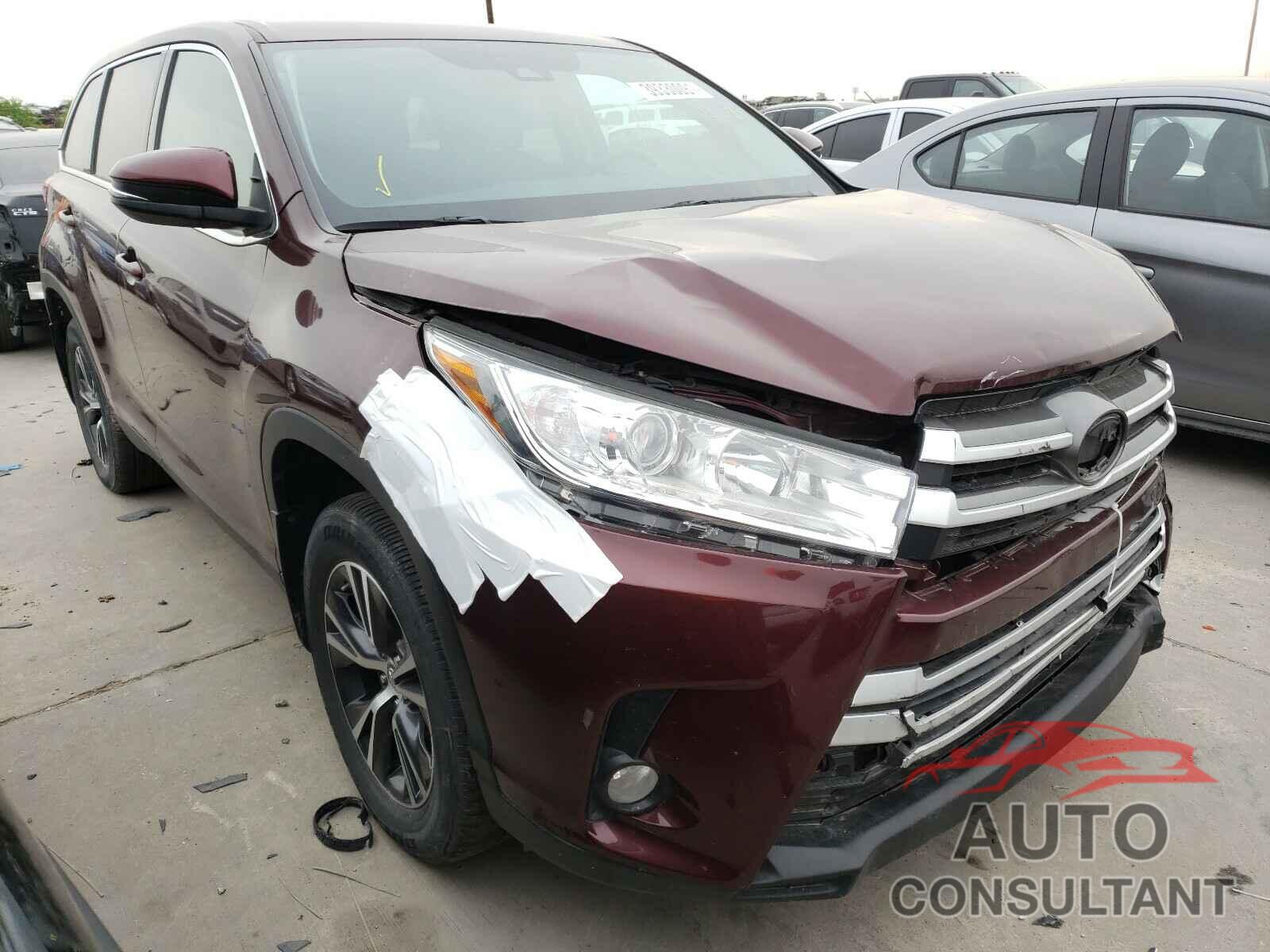 TOYOTA HIGHLANDER 2019 - 5TDBZRFH9KS717965