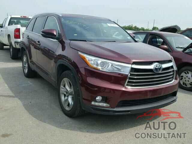 TOYOTA HIGHLANDER 2016 - 5TDYKRFH5GS168139