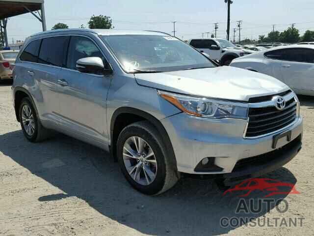 TOYOTA HIGHLANDER 2015 - 5TDJKRFH4FS208923