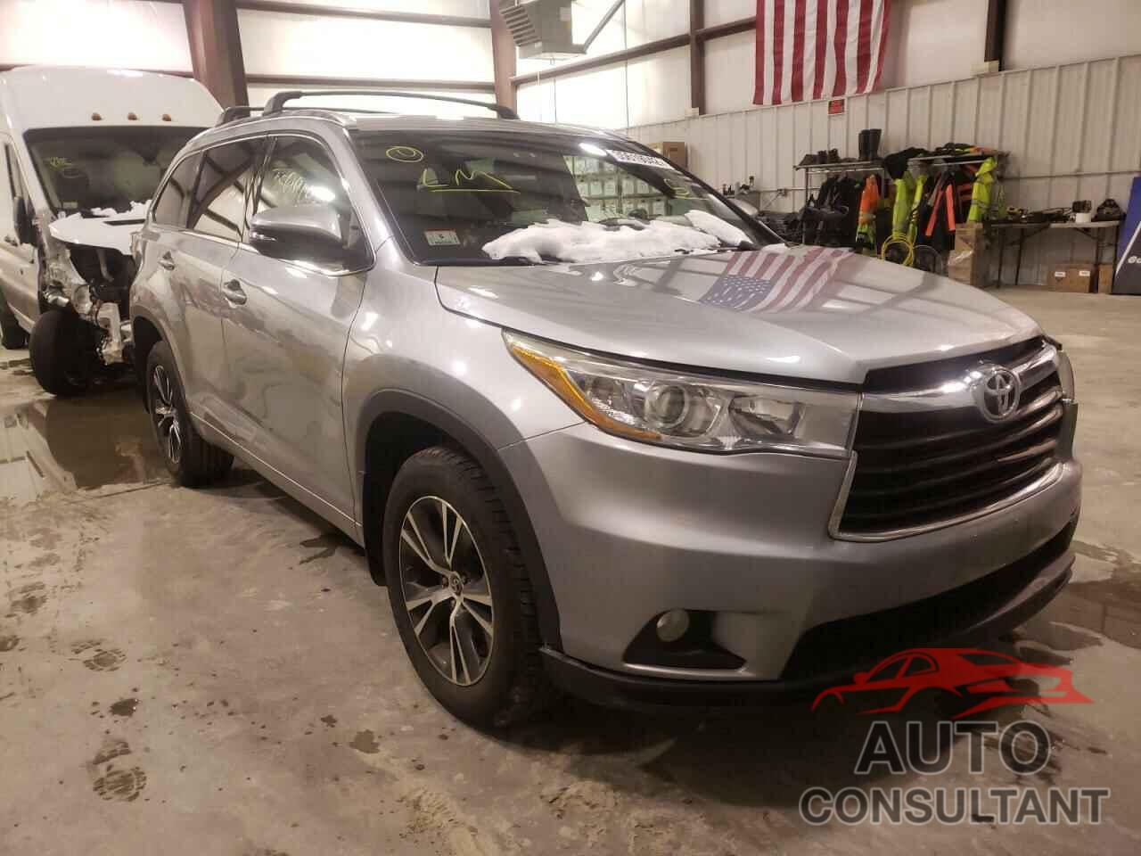 TOYOTA HIGHLANDER 2016 - 5TDJKRFH2GS257202