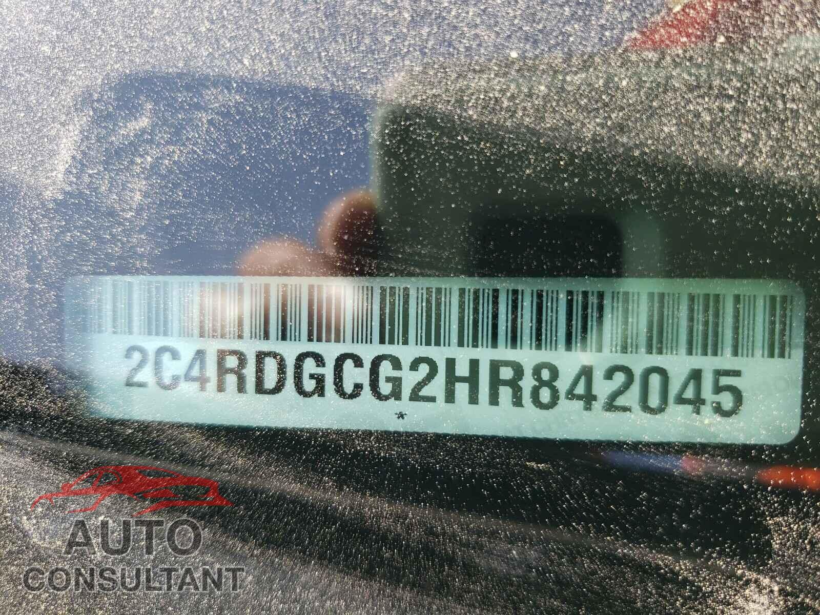 DODGE GRAND CARA 2017 - 2C4RDGCG2HR842045