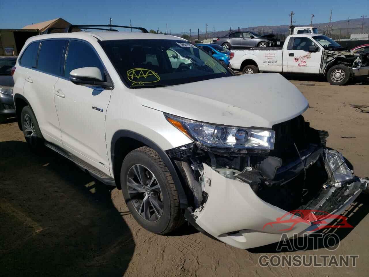 TOYOTA HIGHLANDER 2017 - 5TDBGRFH2HS033676