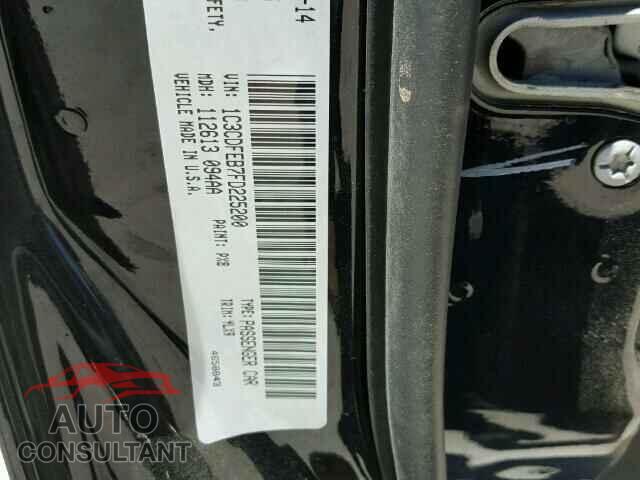 DODGE DART 2015 - 1C3CDFEB7FD225200
