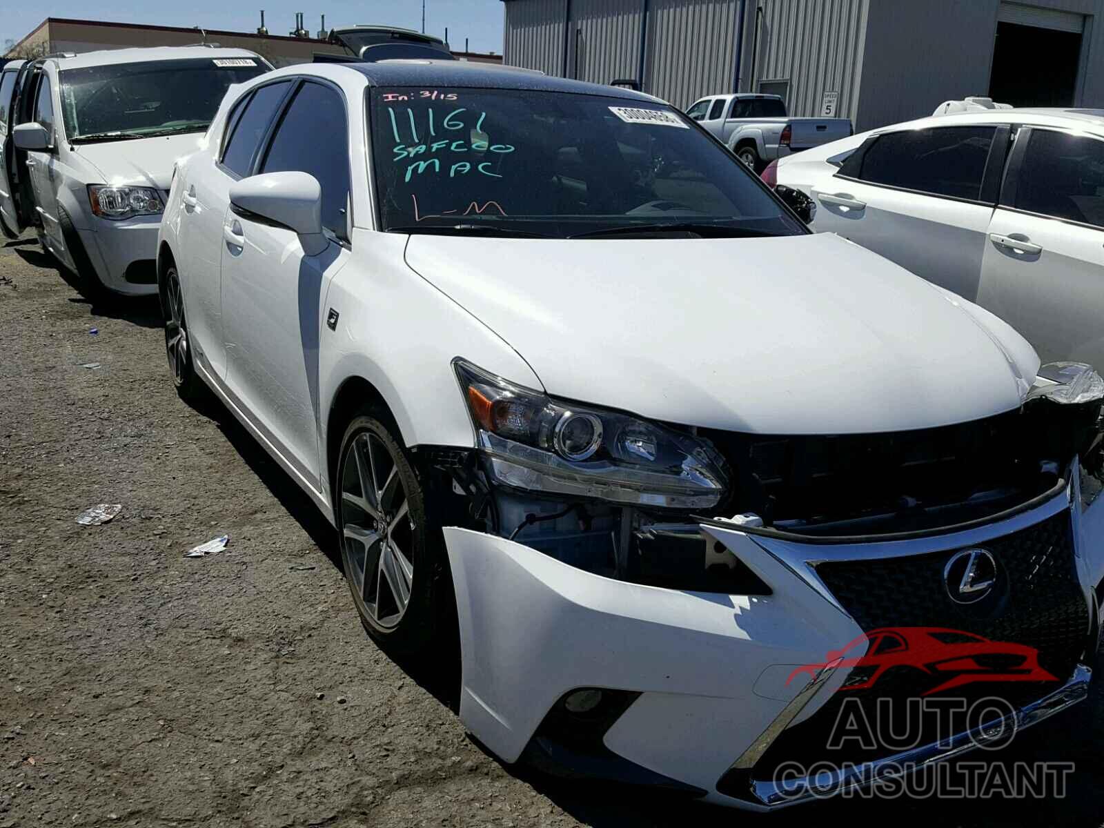 LEXUS CT 200 2016 - JTHKD5BH7G2255786