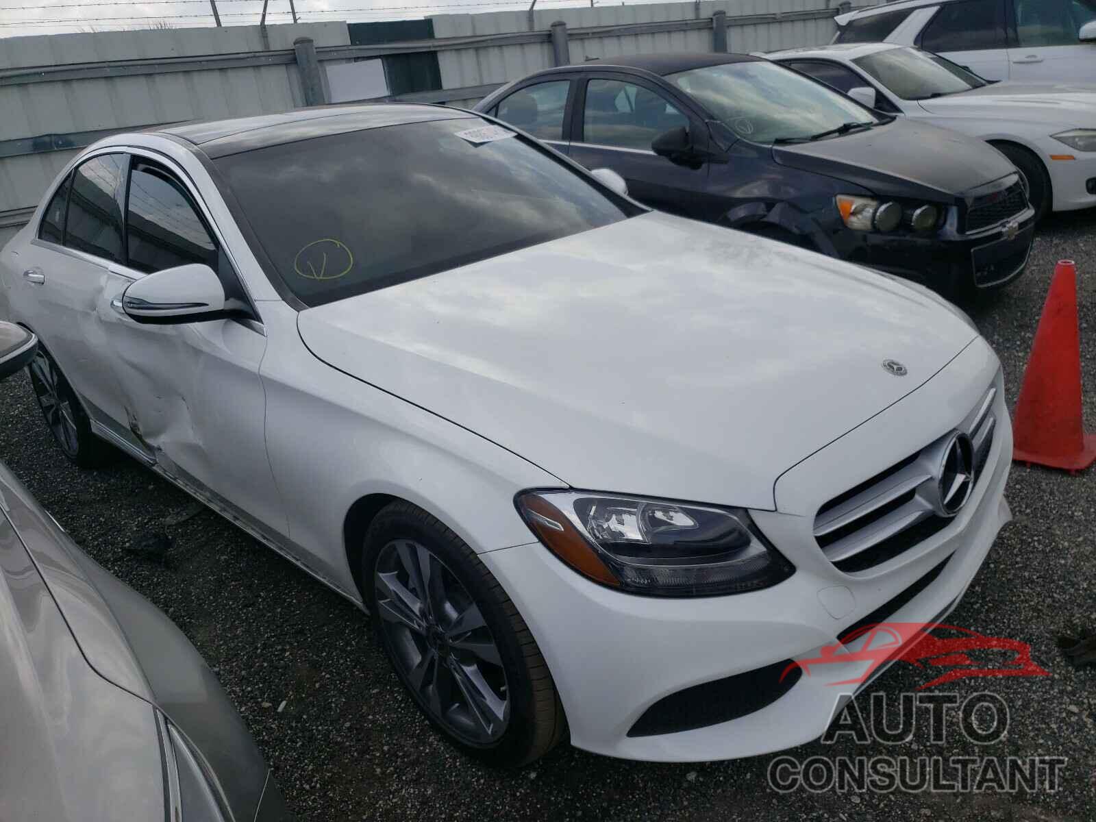 MERCEDES-BENZ C CLASS 2018 - WDDWF4JB9JR386890