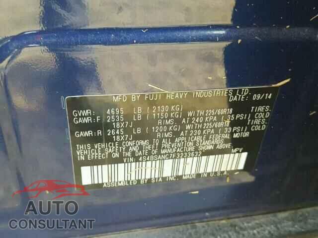 SUBARU LEGACY 2015 - 4S4BSANC7F3233632