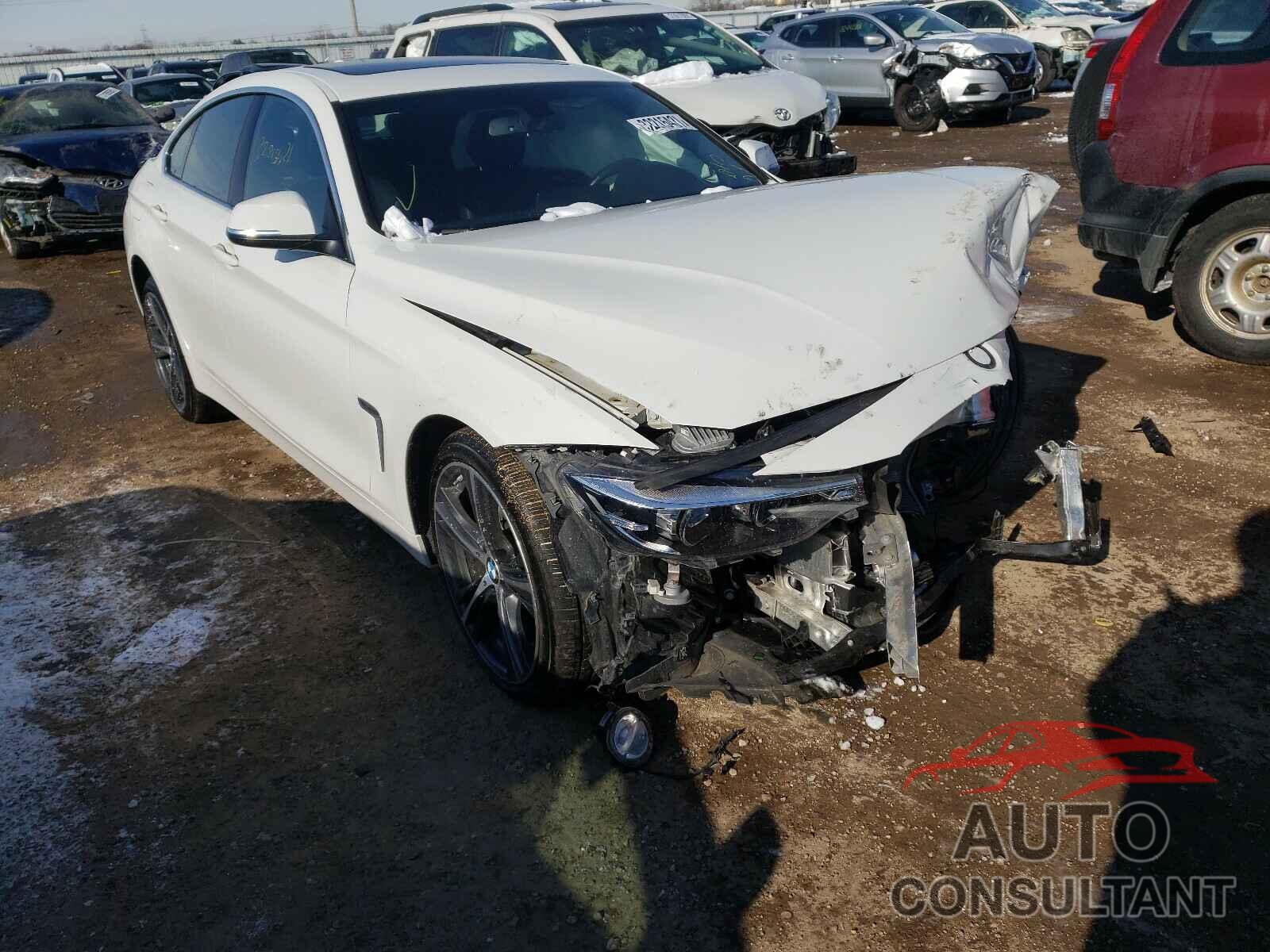 BMW 4 SERIES 2019 - WBA4J3C58KBL05645