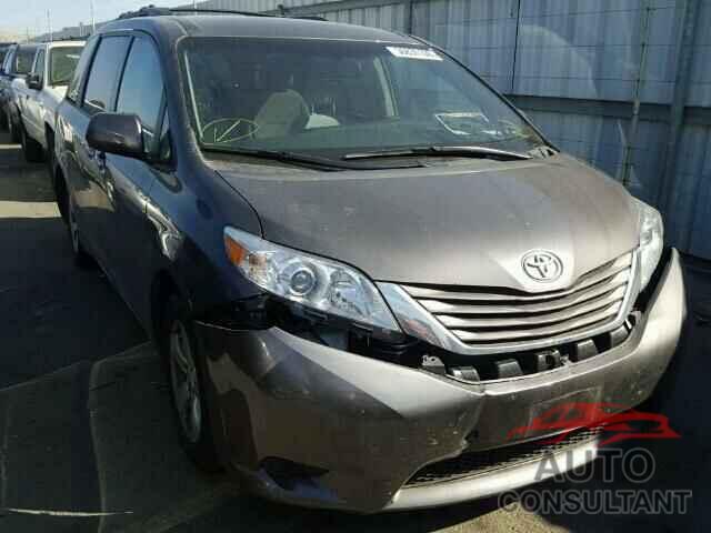 TOYOTA SIENNA 2015 - 5TDKK3DC7FS655464