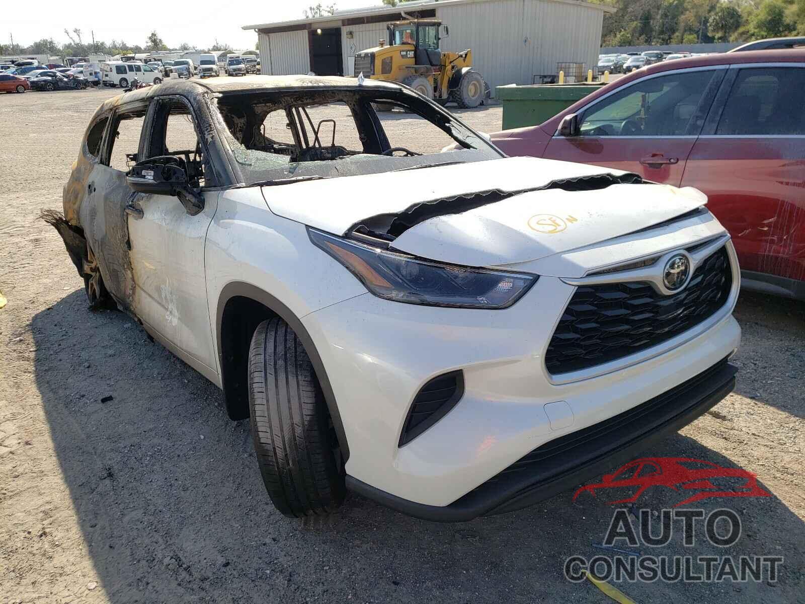 TOYOTA HIGHLANDER 2021 - 5TDCZRBH7MS056594