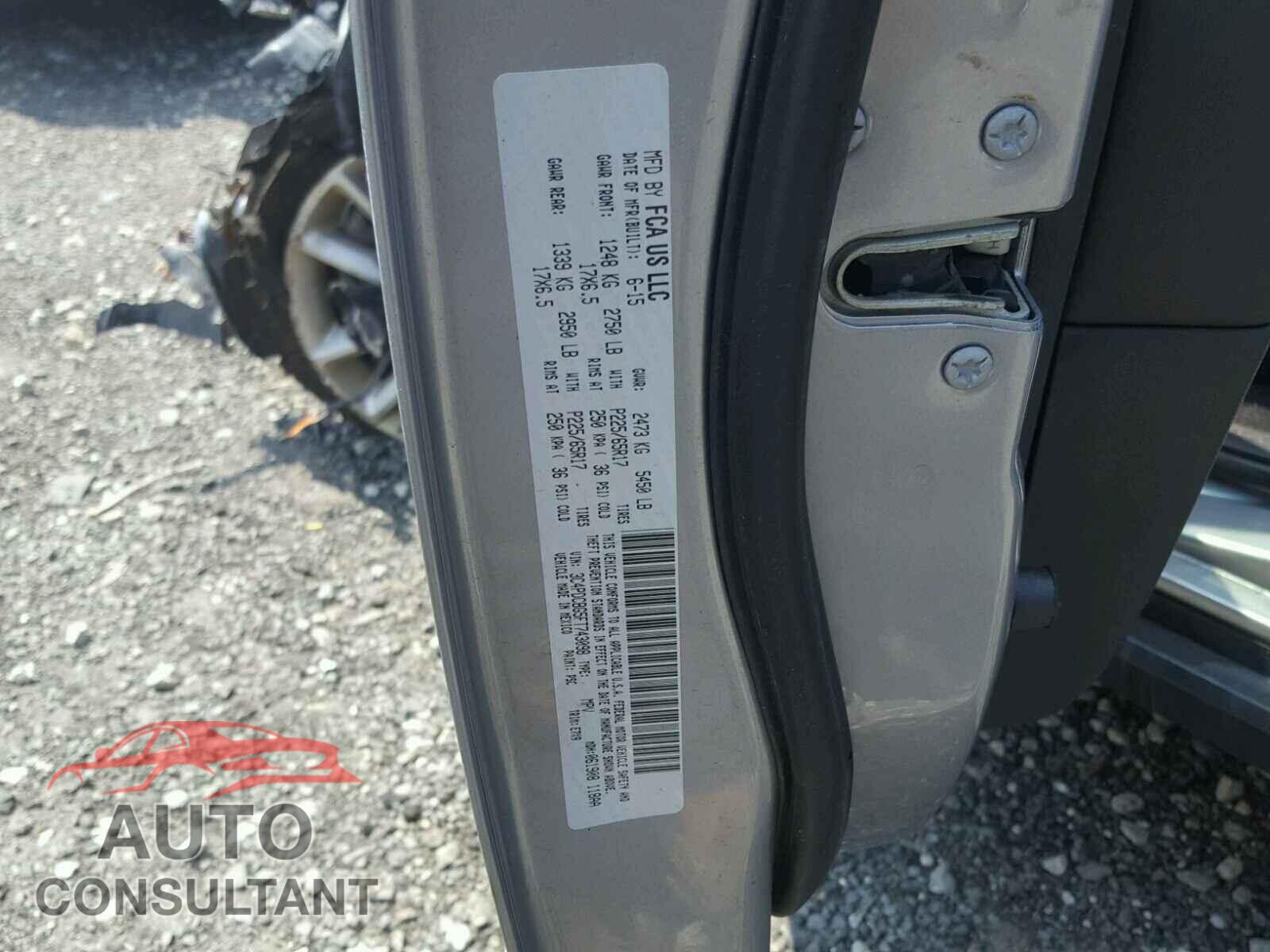 DODGE JOURNEY 2015 - 3C4PDCBG5FT743098