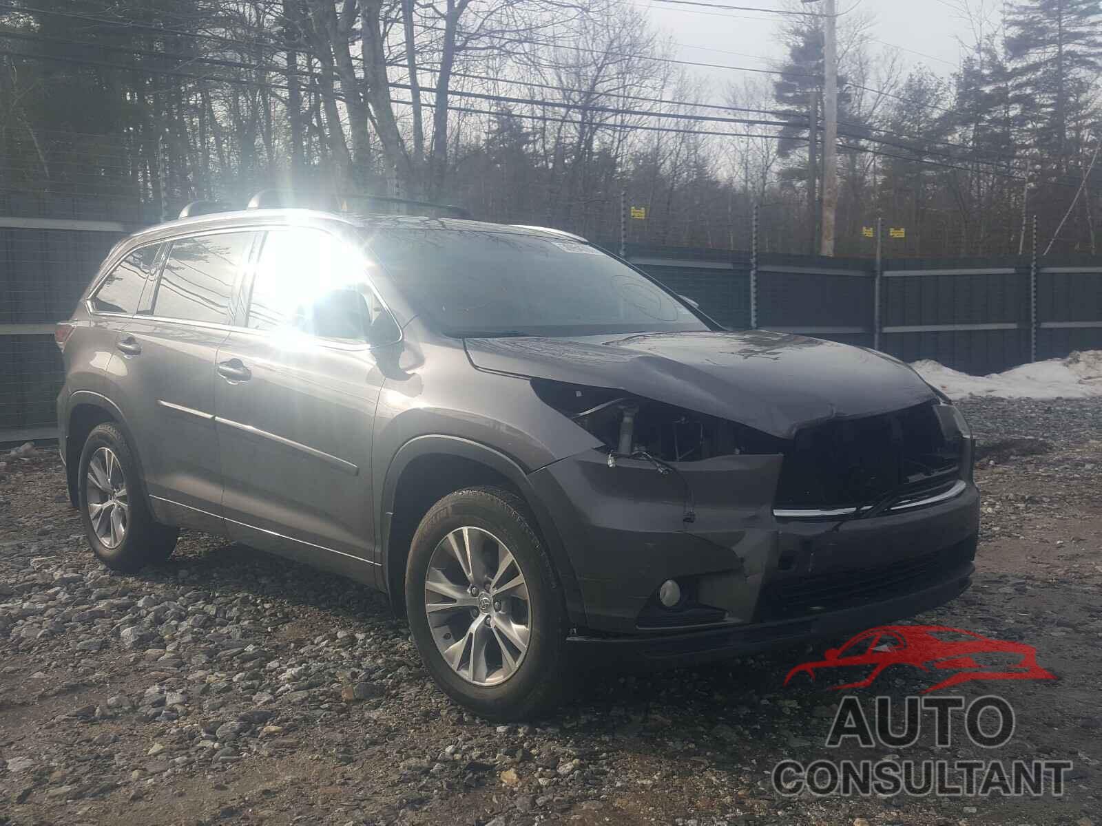 TOYOTA HIGHLANDER 2015 - 5TDJKRFH2FS202490