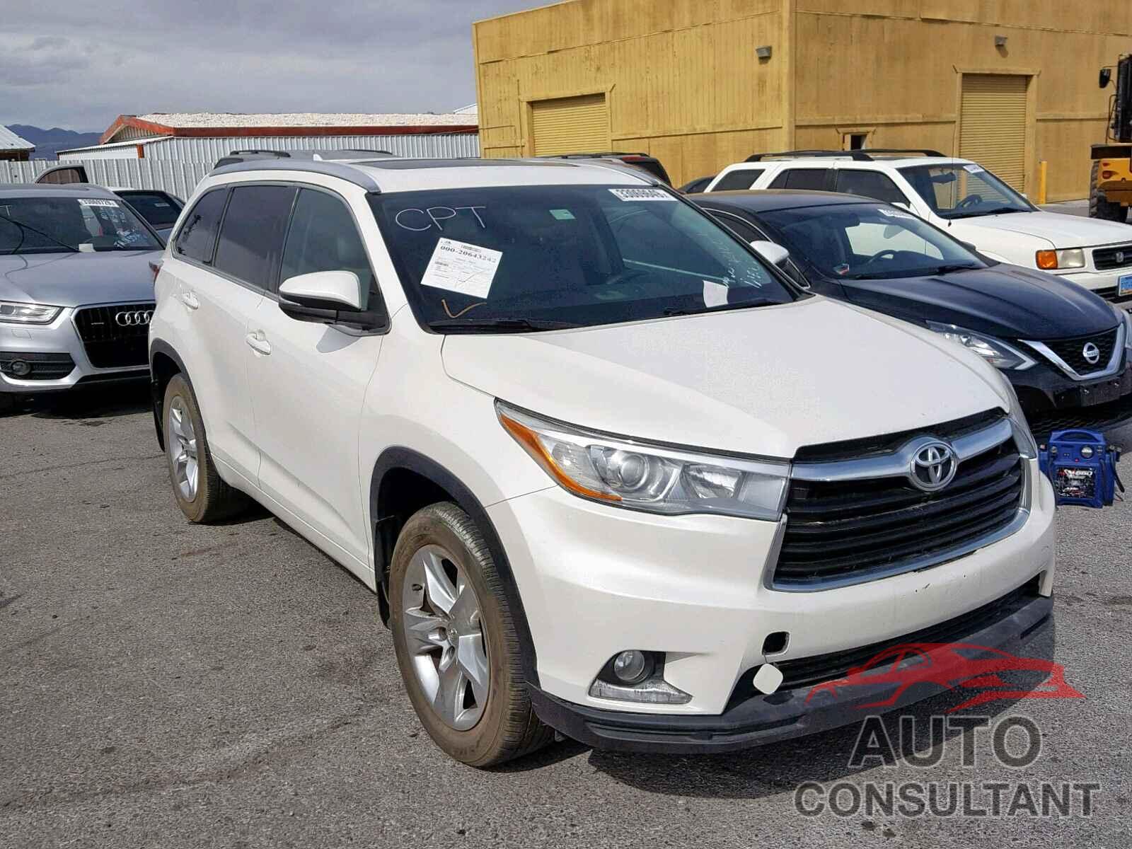 TOYOTA HIGHLANDER 2015 - 5TDDKRFH3FS163390