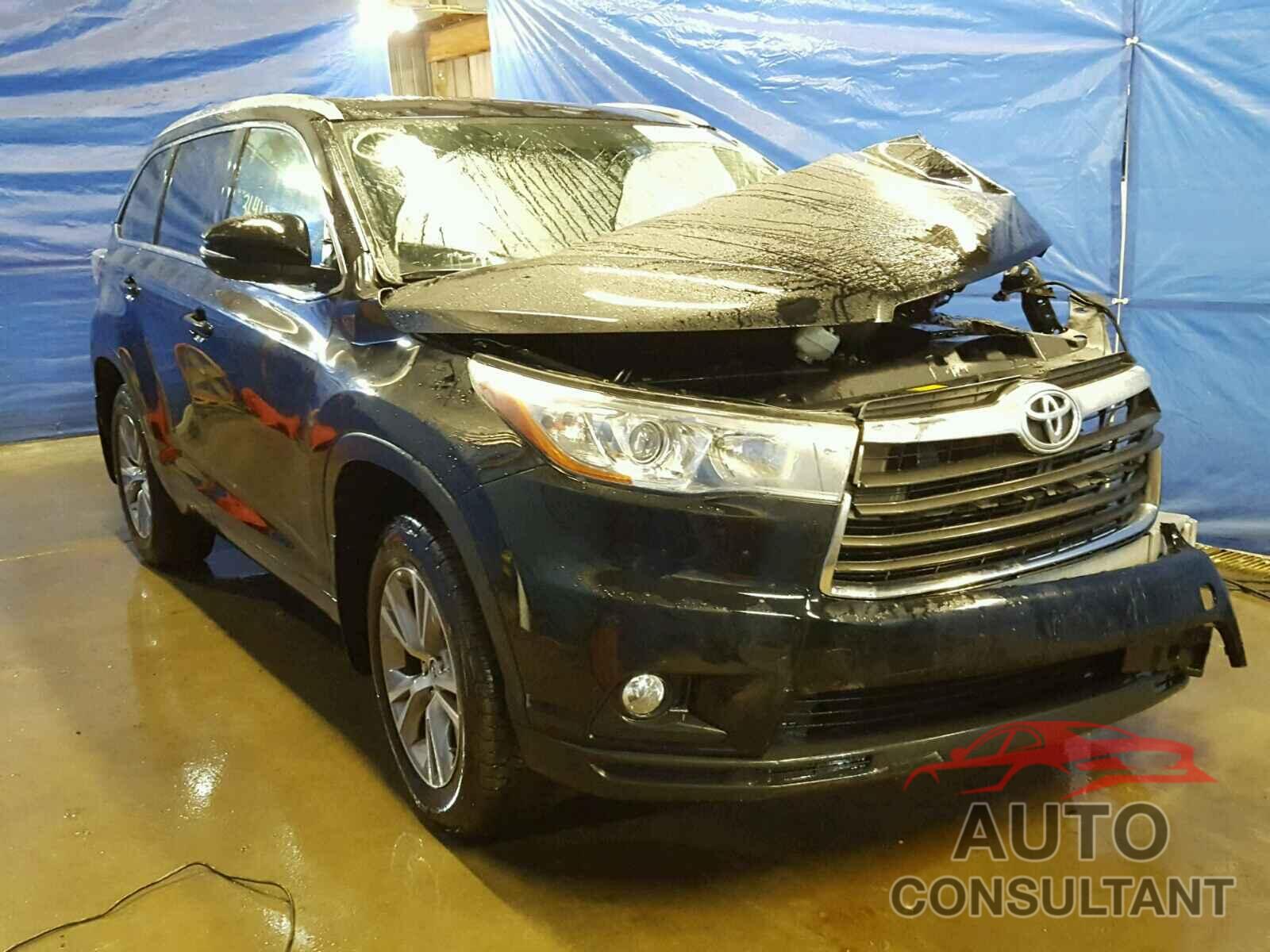 TOYOTA HIGHLANDER 2015 - 5TDJKRFH9FS150954