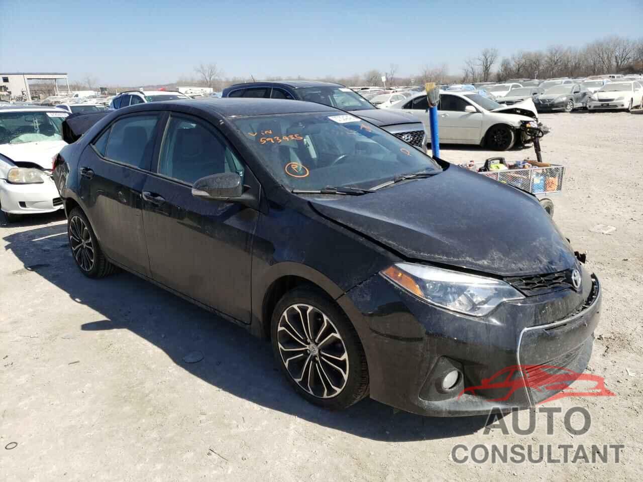 TOYOTA COROLLA 2016 - 2T1BURHE3GC593435