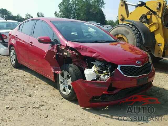 KIA FORTE 2015 - KNAFX4A68F5259537