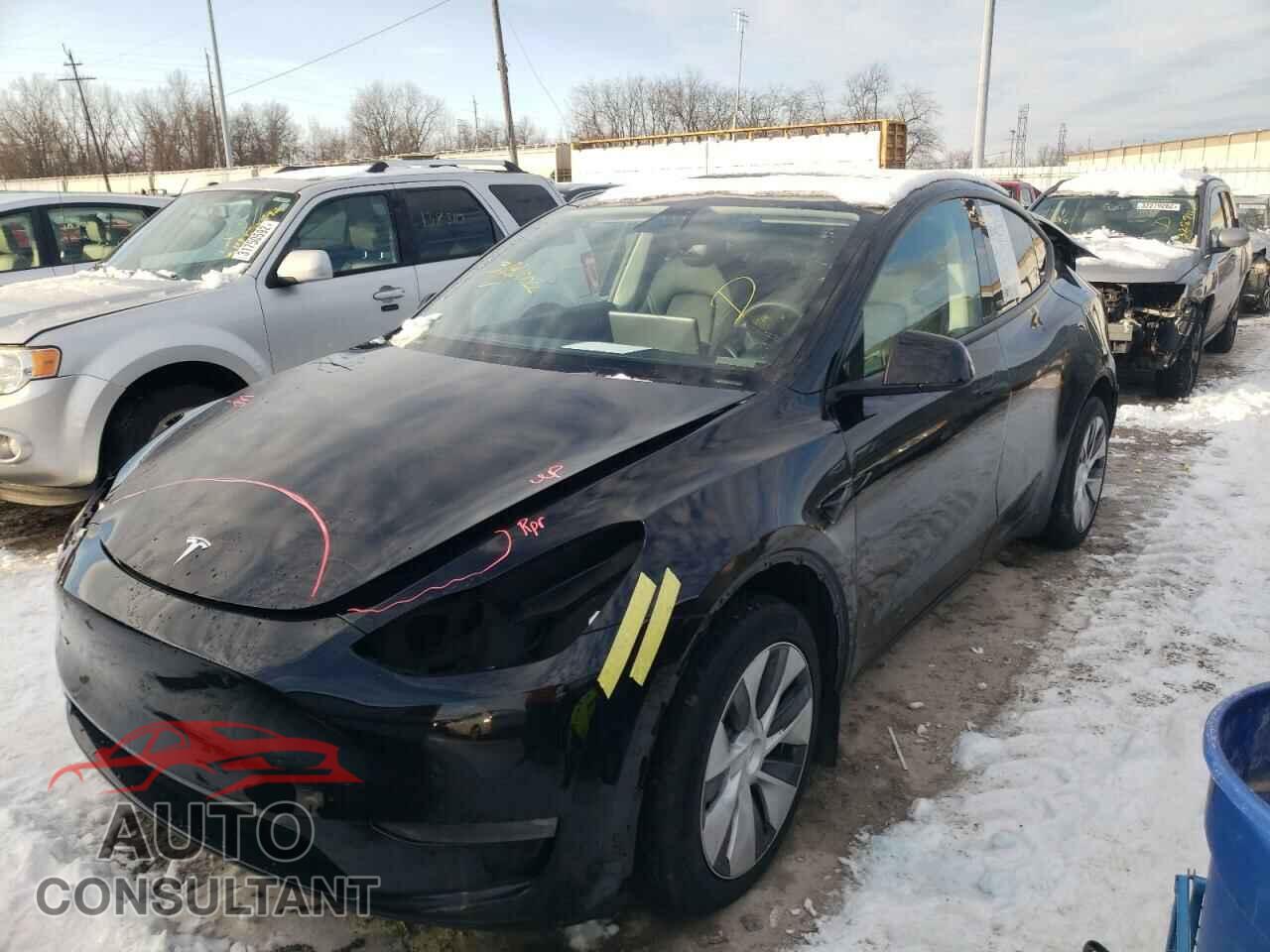 TESLA MODEL Y 2021 - 5YJYGDED1MF107454