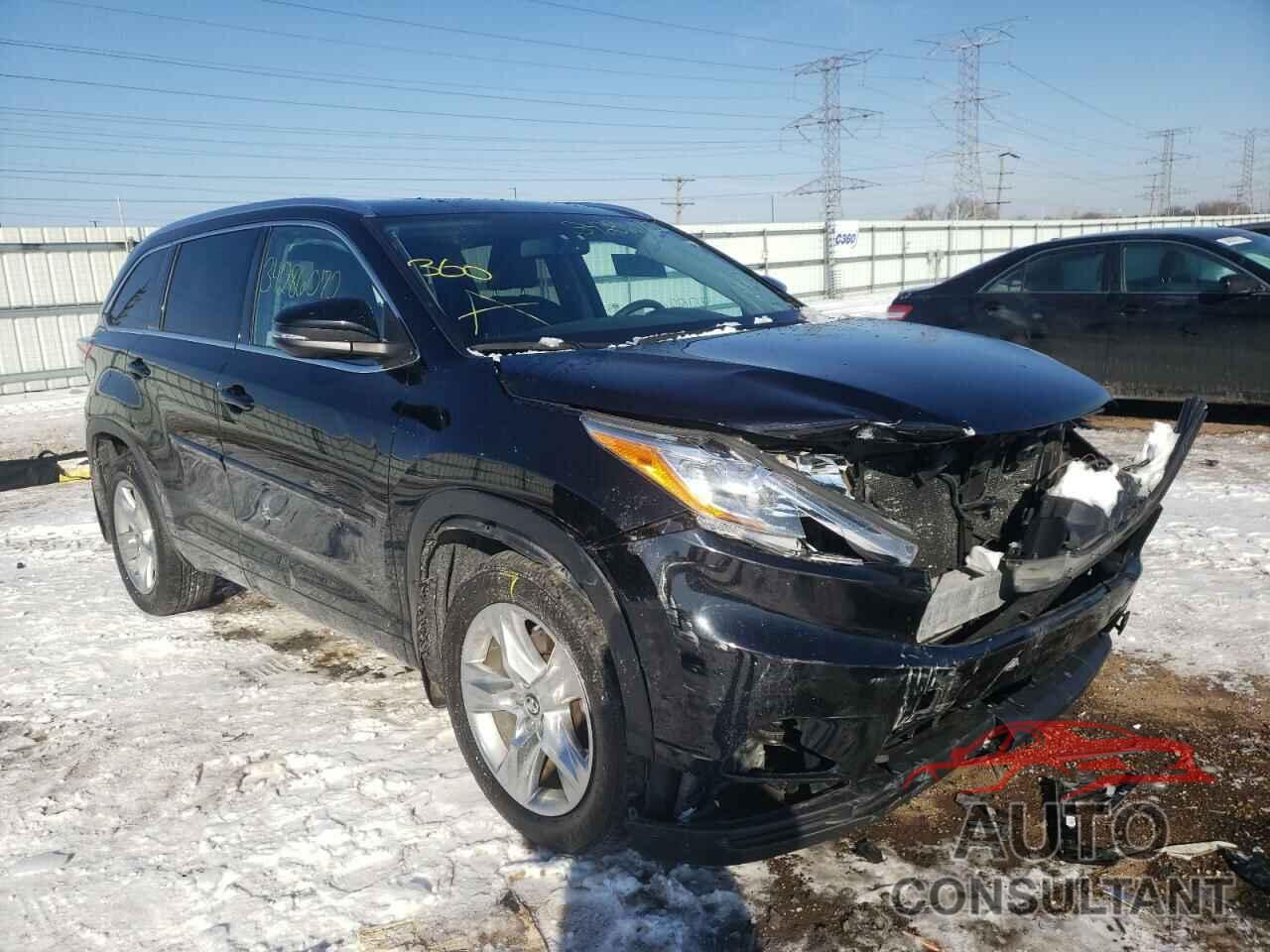 TOYOTA HIGHLANDER 2016 - 5TDDKRFHXGS347548
