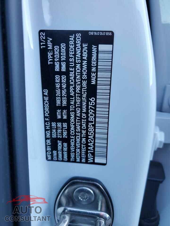 PORSCHE MACAN BASE 2023 - WP1AA2A58PLB09756