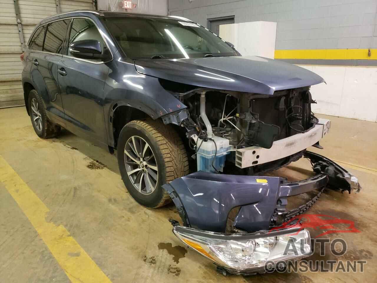 TOYOTA HIGHLANDER 2017 - 5TDJZRFH4HS455406