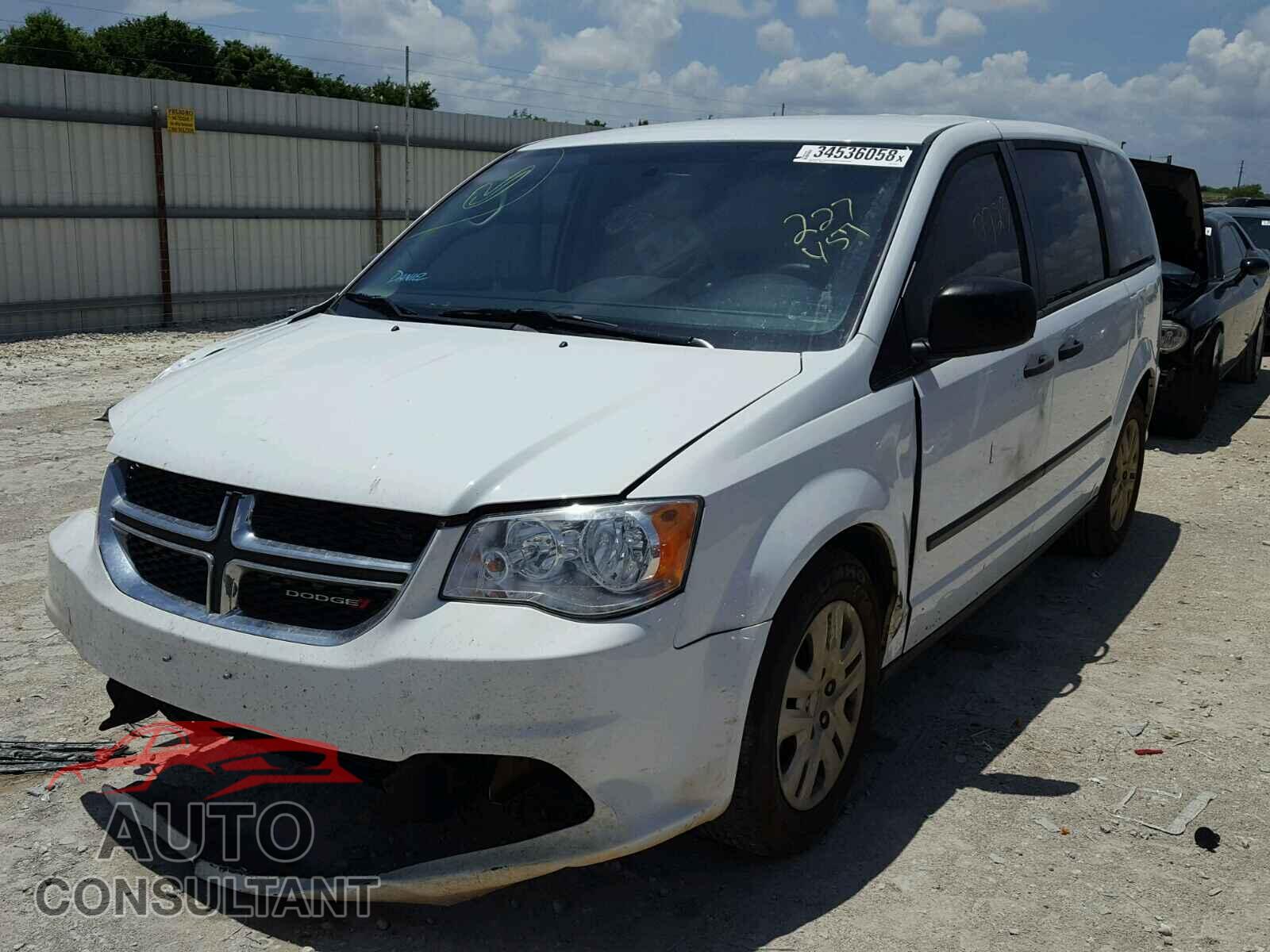 DODGE CARAVAN 2016 - 2C4RDGBG7GR227457
